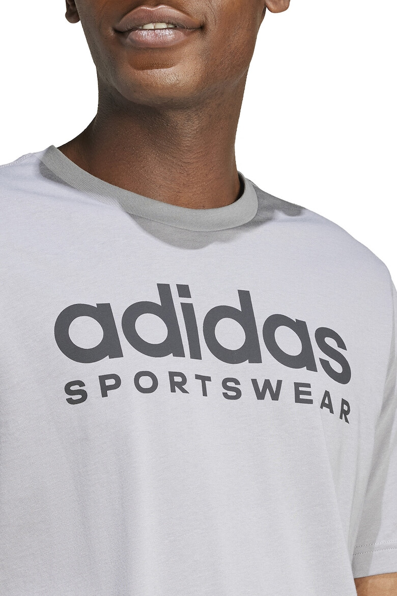 adidas Sportswear Tricou cu decolteu rotund si logo - Pled.ro