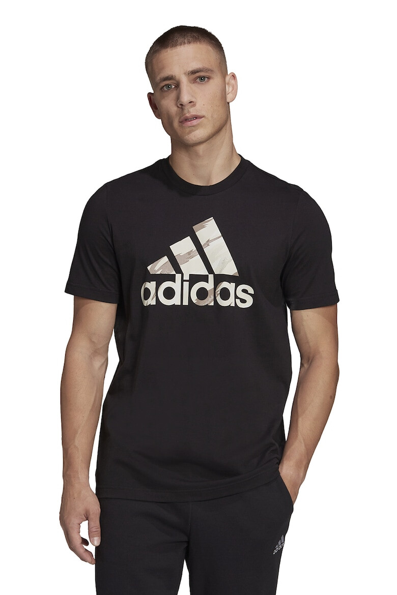 adidas Sportswear Tricou cu decolteu rotund si logo - Pled.ro