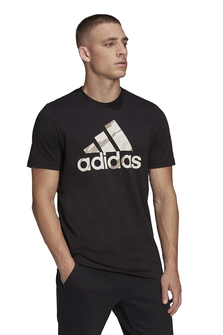 adidas Sportswear Tricou cu decolteu rotund si logo - Pled.ro