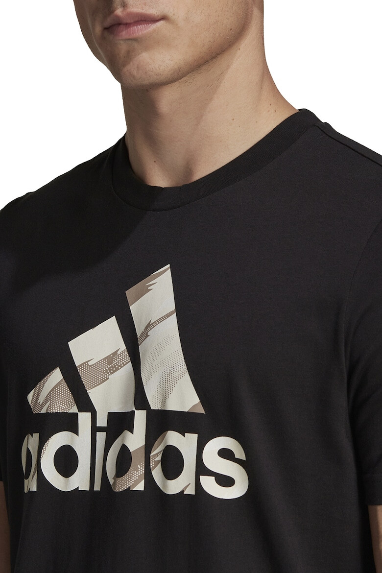 adidas Sportswear Tricou cu decolteu rotund si logo - Pled.ro