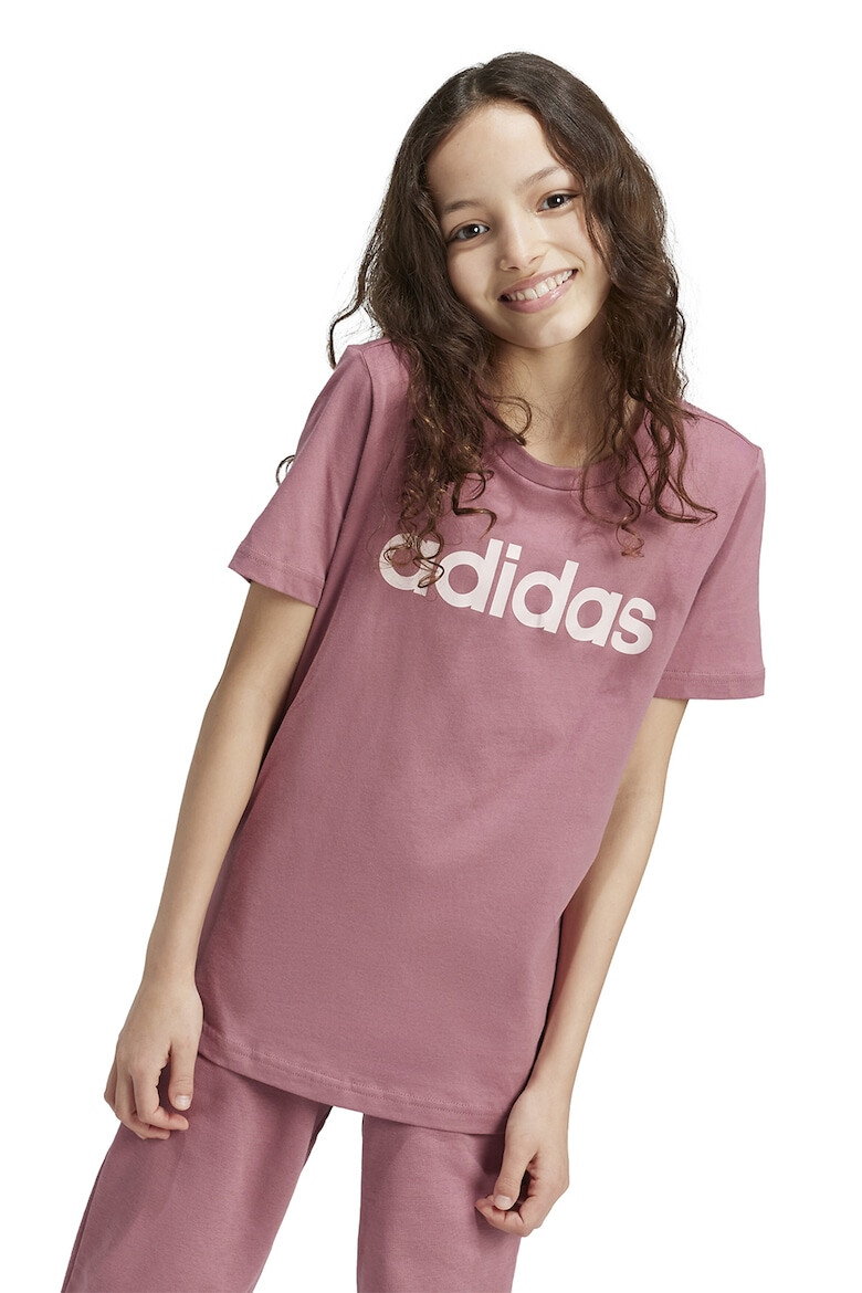 adidas Sportswear Tricou cu imprimeu logo si decolteu la baza gatului - Pled.ro