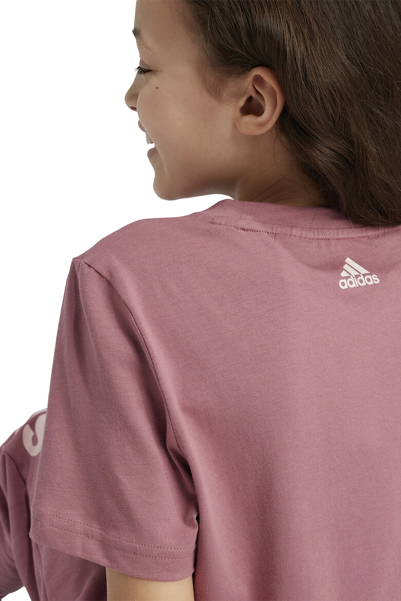 adidas Sportswear Tricou cu imprimeu logo si decolteu la baza gatului - Pled.ro