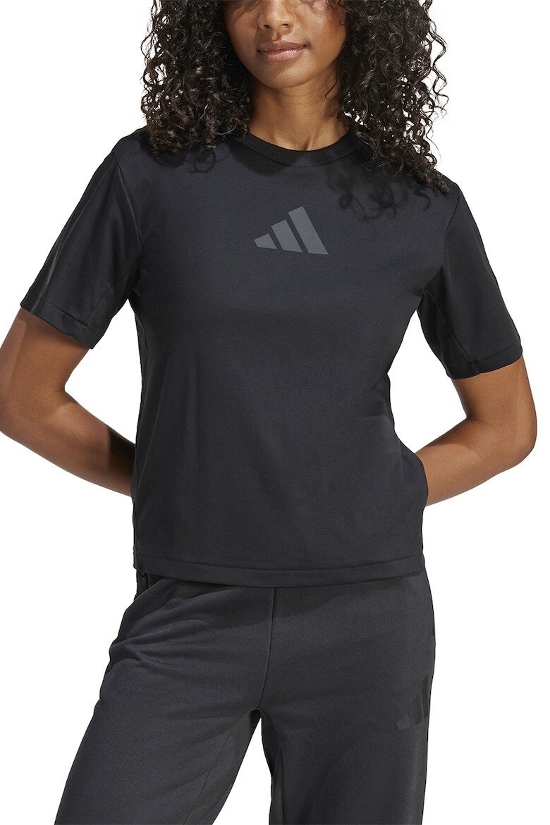 adidas Sportswear Tricou cu imprimeu logo si decolteu la baza gatului Z.N.E. - Pled.ro