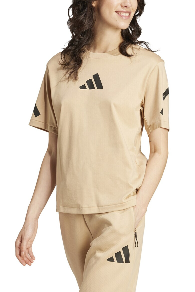 adidas Sportswear Tricou cu imprimeu logo si decolteu la baza gatului Z.N.E. - Pled.ro