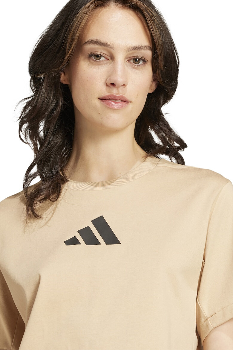 adidas Sportswear Tricou cu imprimeu logo si decolteu la baza gatului Z.N.E. - Pled.ro