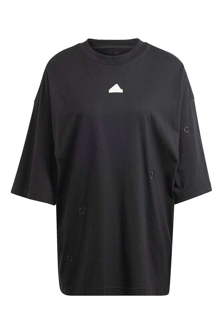 adidas Sportswear Tricou de bumbac cu decolteu la baza gatului - Pled.ro