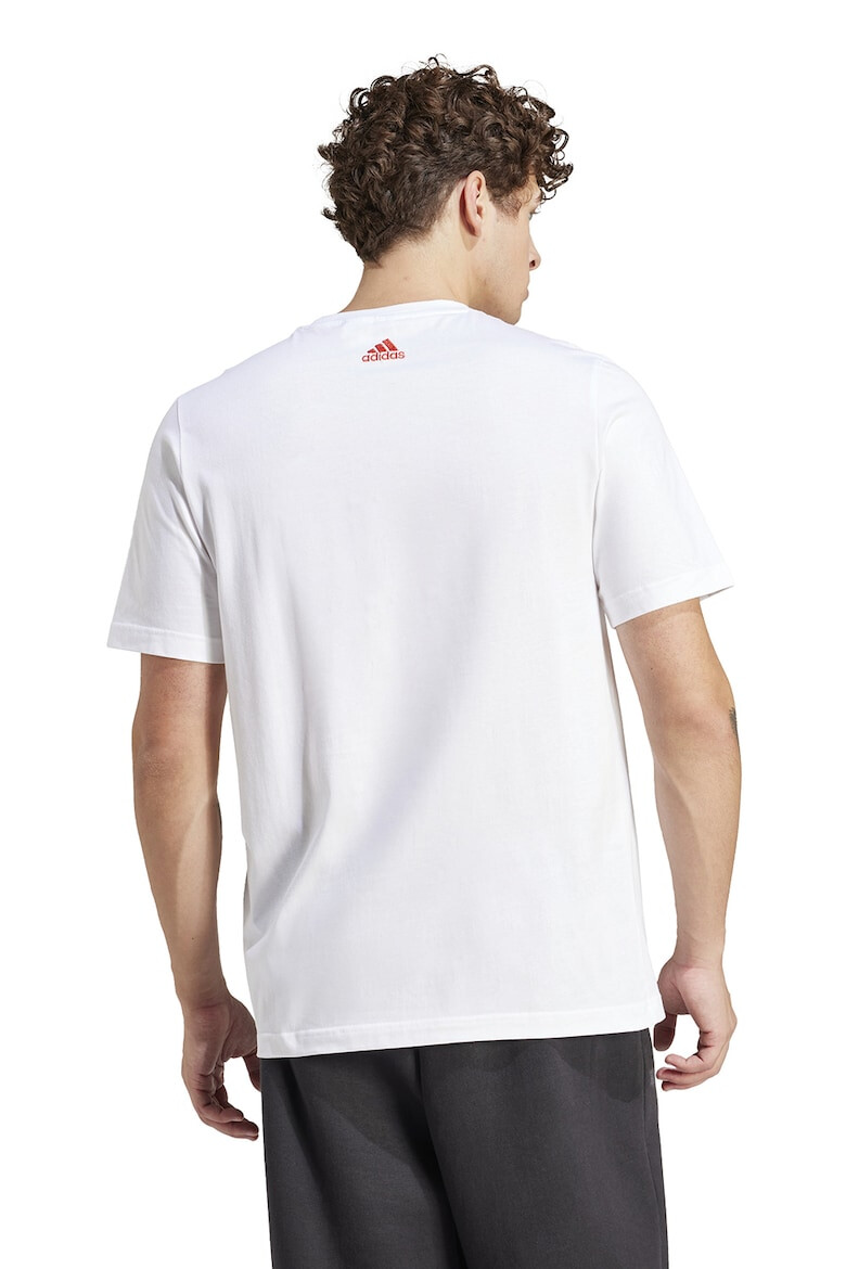 adidas Sportswear Tricou de bumbac cu decolteu la baza gatului - Pled.ro