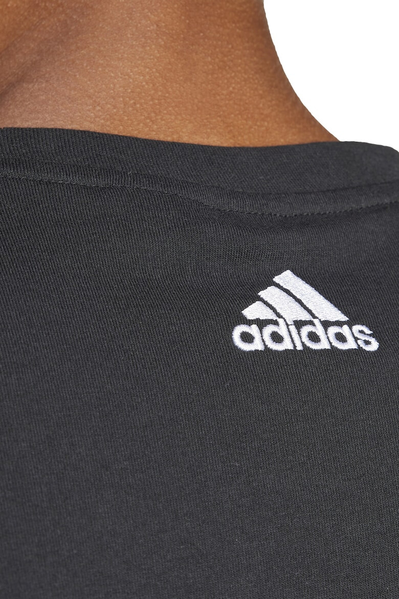 adidas Sportswear Tricou de bumbac cu decolteu la baza gatului - Pled.ro