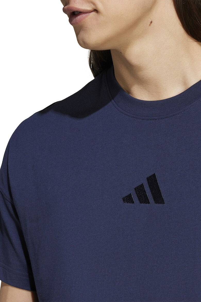 adidas Sportswear Tricou de bumbac cu decolteu la baza gatului - Pled.ro