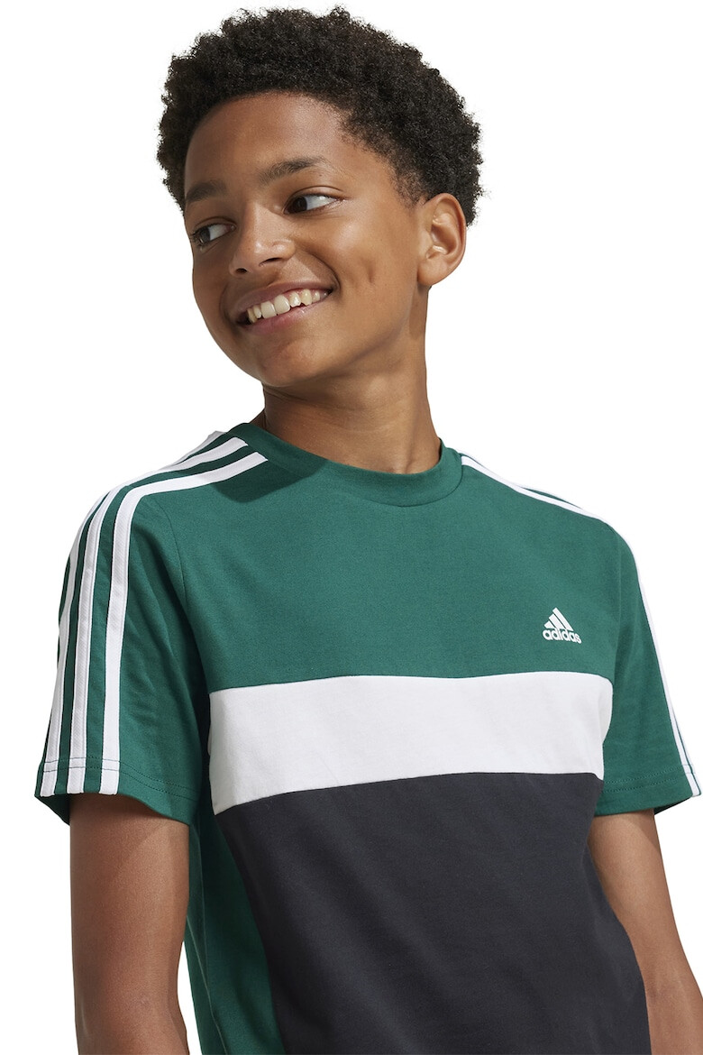 adidas Sportswear Tricou de bumbac cu decolteu la baza gatului - Pled.ro