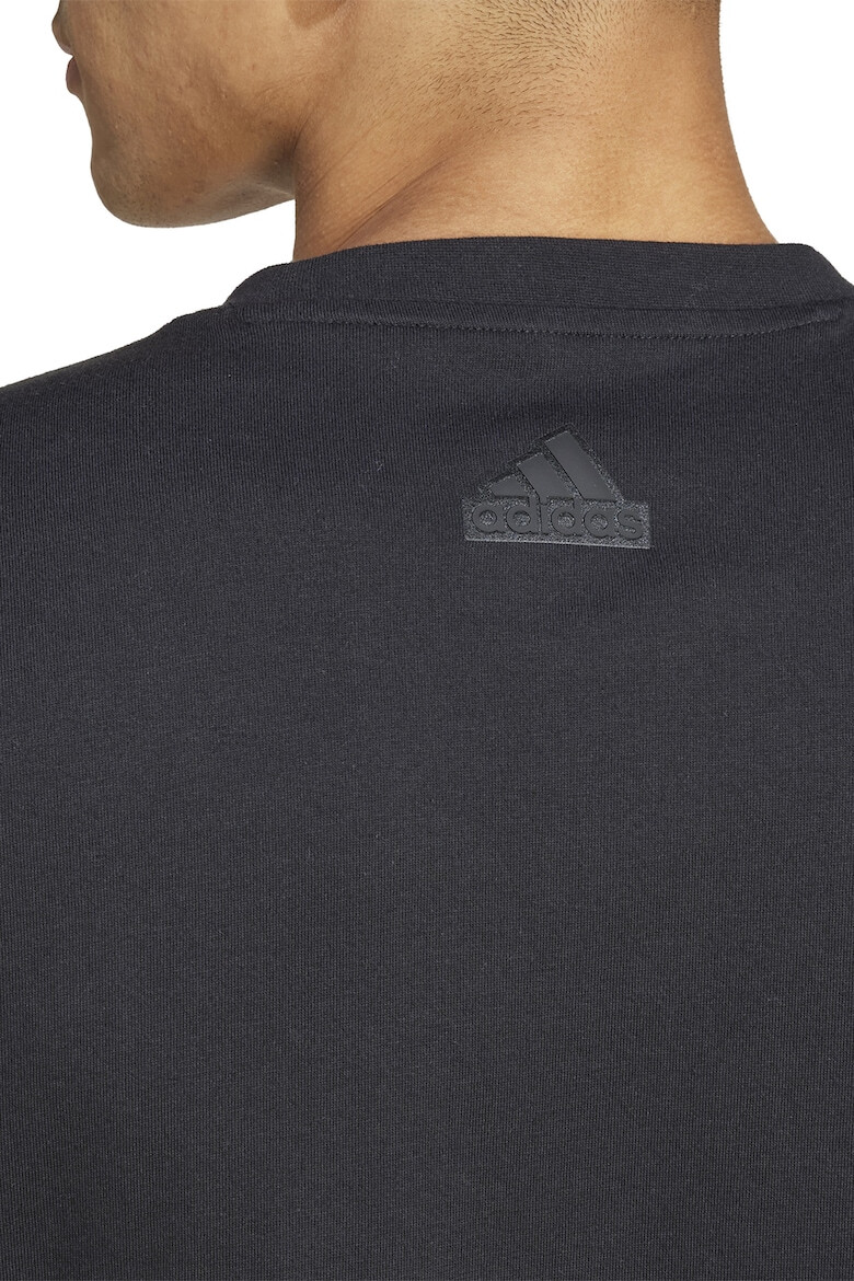 adidas Sportswear Tricou de bumbac cu decolteu la baza gatului - Pled.ro