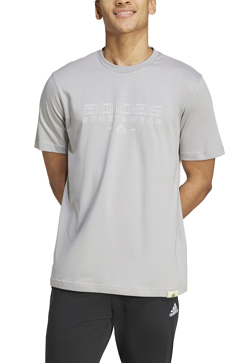 adidas Sportswear Tricou de bumbac cu imprimeu logo Tech Linear - Pled.ro