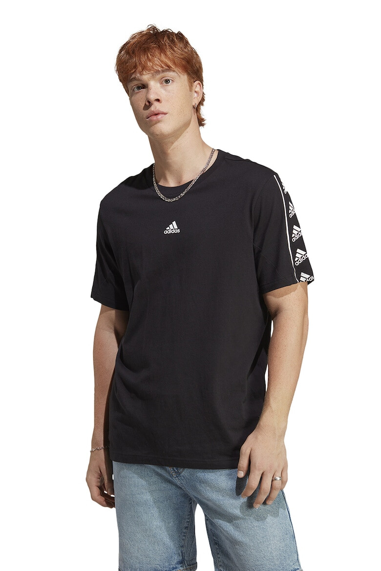 adidas Sportswear Tricou de bumbac cu logo pe maneca - Pled.ro