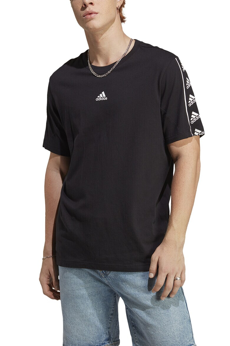 adidas Sportswear Tricou de bumbac cu logo pe maneca - Pled.ro