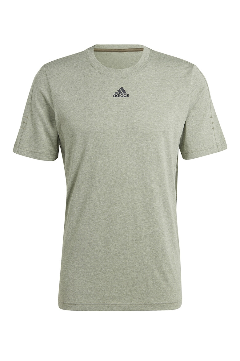 adidas Sportswear Tricou din amestec de bumbac cu decolteu la baza gatului - Pled.ro