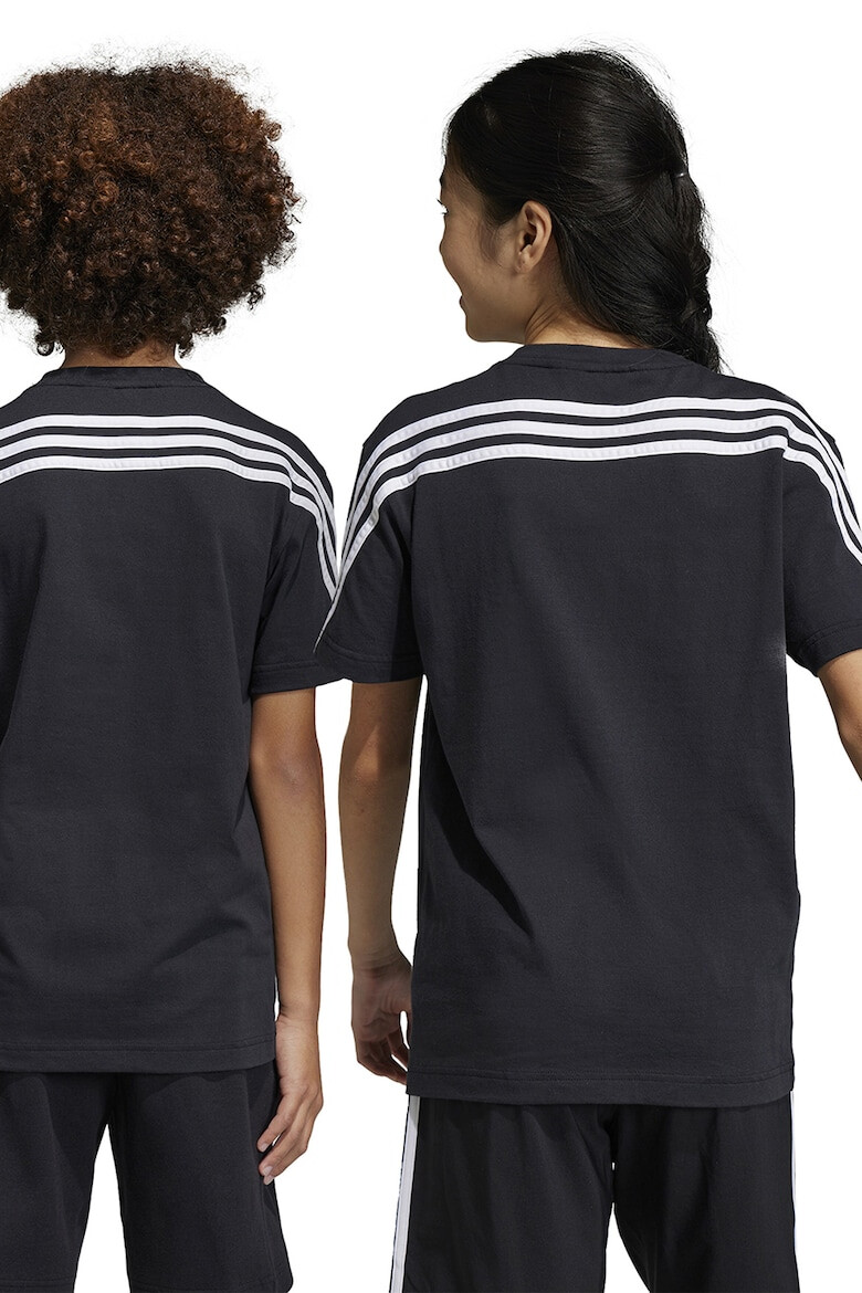 adidas Sportswear Tricou din bumbac cu decolteu la baza gatului si logo - Pled.ro