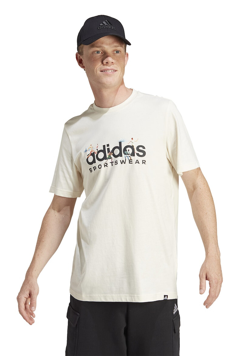 adidas Sportswear Tricou din bumbac cu imprimeu logo - Pled.ro