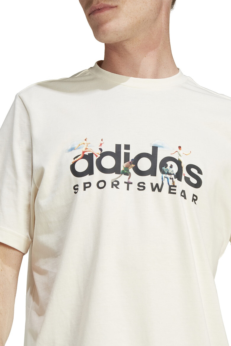 adidas Sportswear Tricou din bumbac cu imprimeu logo - Pled.ro