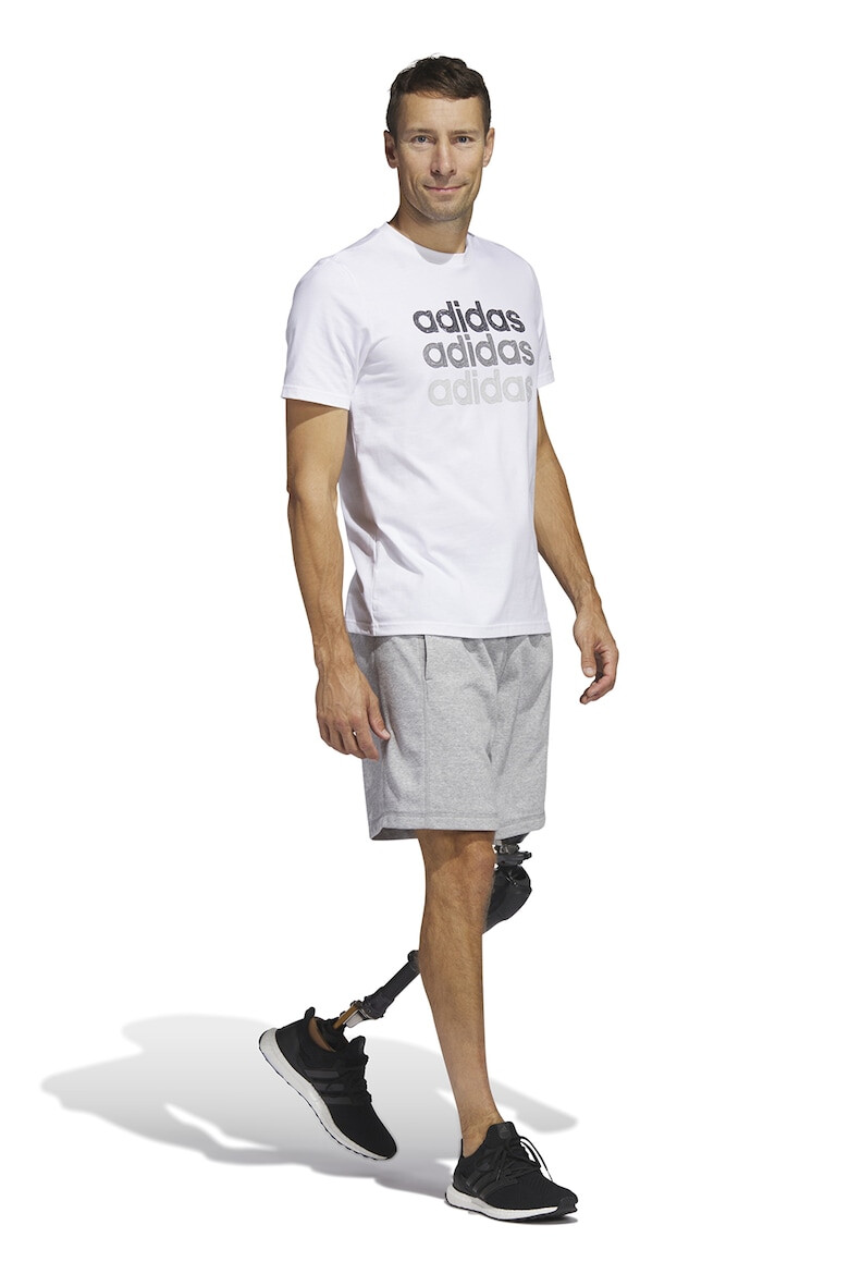 adidas Sportswear Tricou din bumbac cu imprimeu logo Multi Linear - Pled.ro