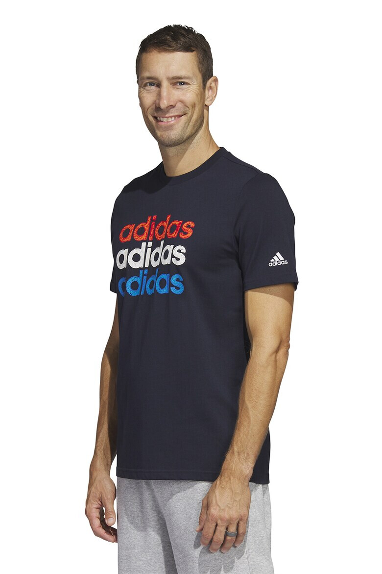 adidas Sportswear Tricou din bumbac cu imprimeu logo Multi Linear - Pled.ro