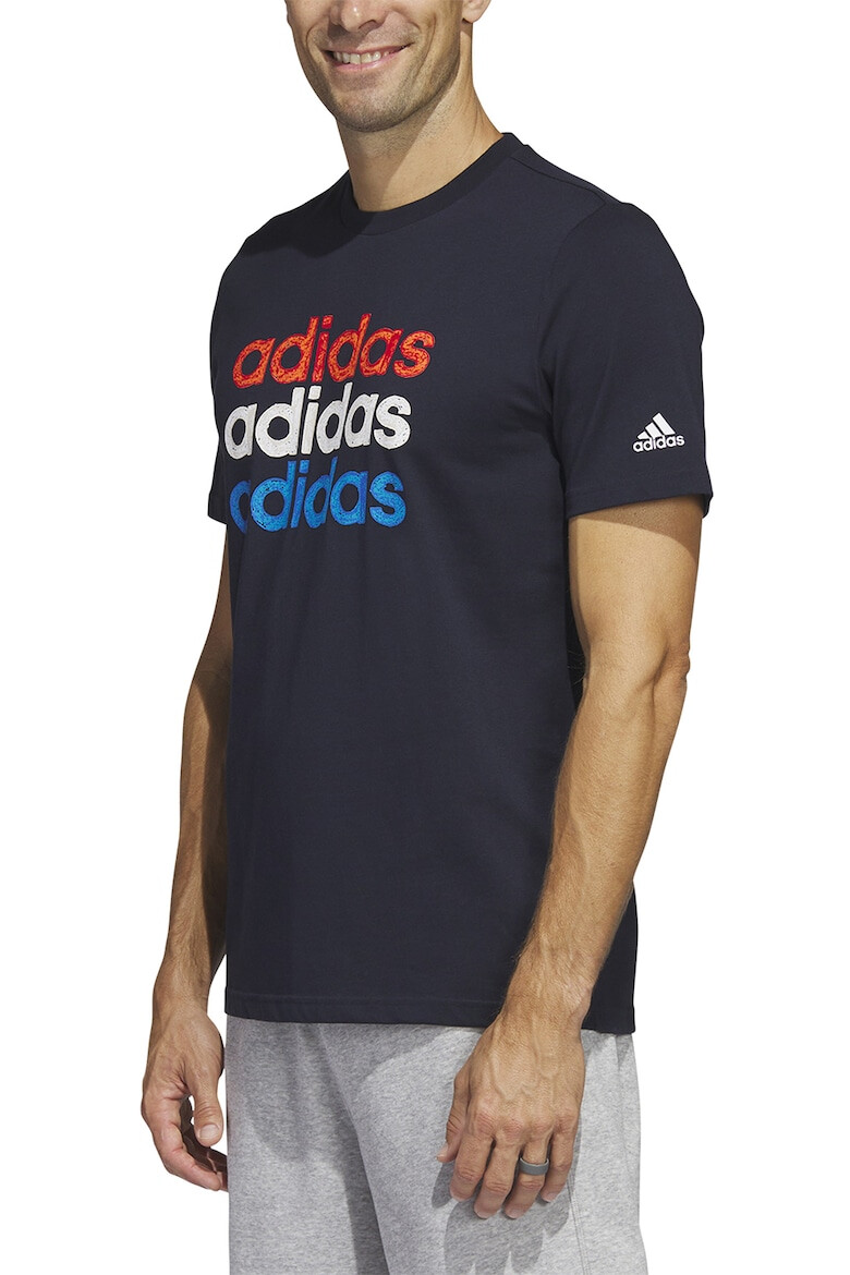 adidas Sportswear Tricou din bumbac cu imprimeu logo Multi Linear - Pled.ro