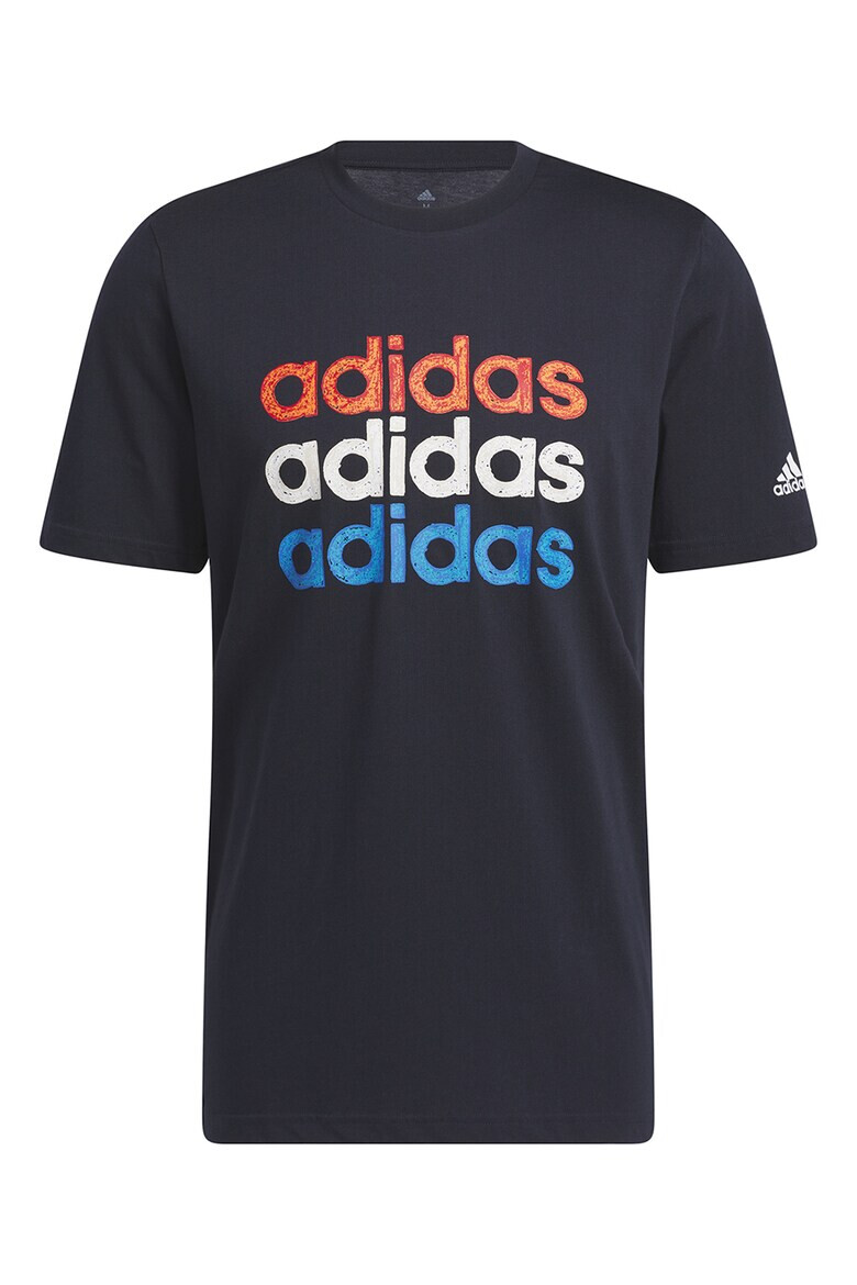 adidas Sportswear Tricou din bumbac cu imprimeu logo Multi Linear - Pled.ro