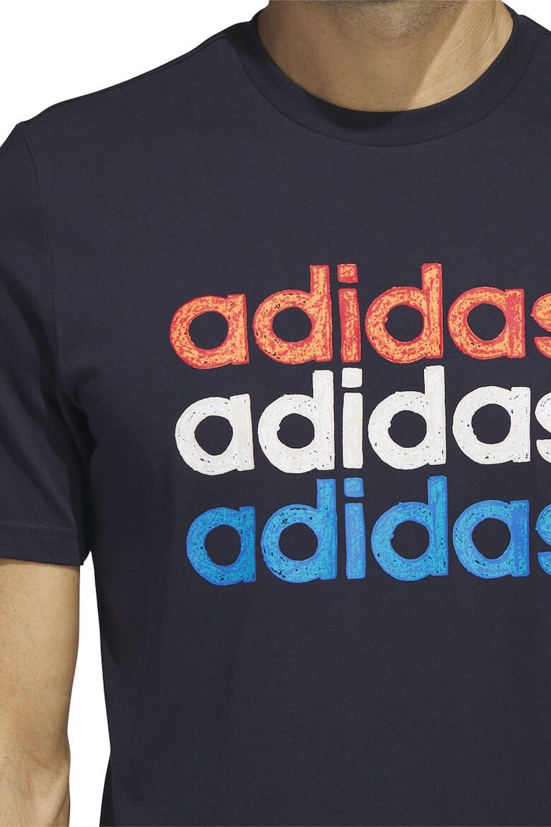 adidas Sportswear Tricou din bumbac cu imprimeu logo Multi Linear - Pled.ro