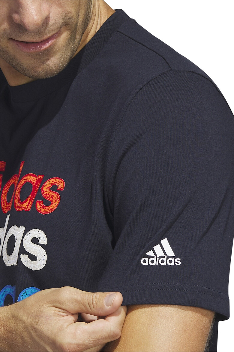 adidas Sportswear Tricou din bumbac cu imprimeu logo Multi Linear - Pled.ro