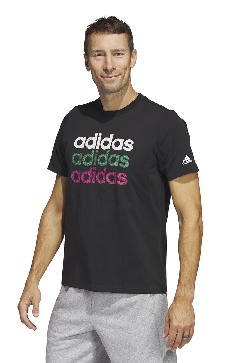 adidas Sportswear Tricou din bumbac cu imprimeu logo Multi Linear - Pled.ro