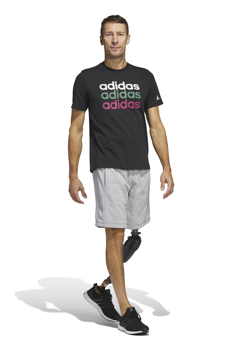 adidas Sportswear Tricou din bumbac cu imprimeu logo Multi Linear - Pled.ro