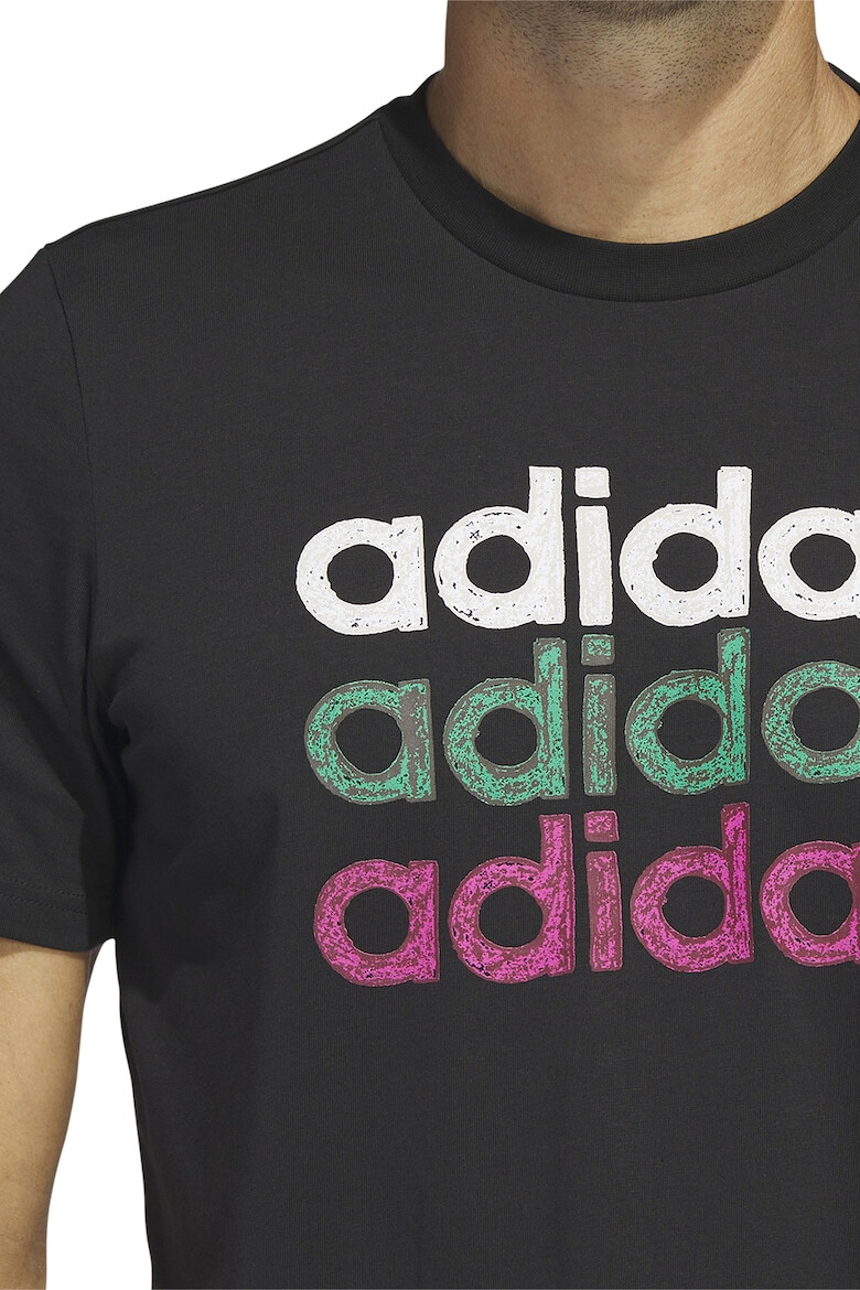 adidas Sportswear Tricou din bumbac cu imprimeu logo Multi Linear - Pled.ro