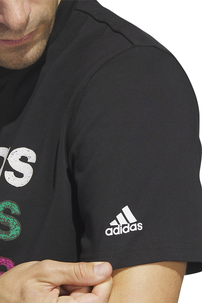 adidas Sportswear Tricou din bumbac cu imprimeu logo Multi Linear - Pled.ro