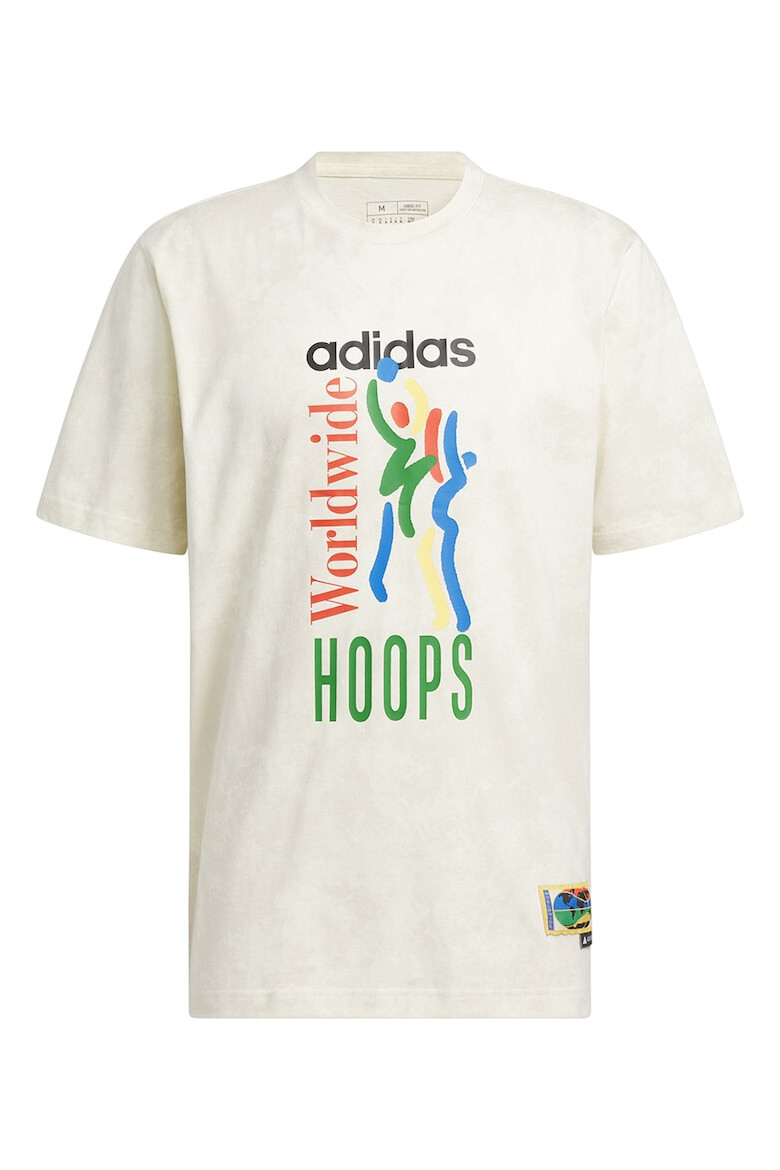 adidas Sportswear Tricou lejer cu imprimeu pentru baschet Worldwide - Pled.ro