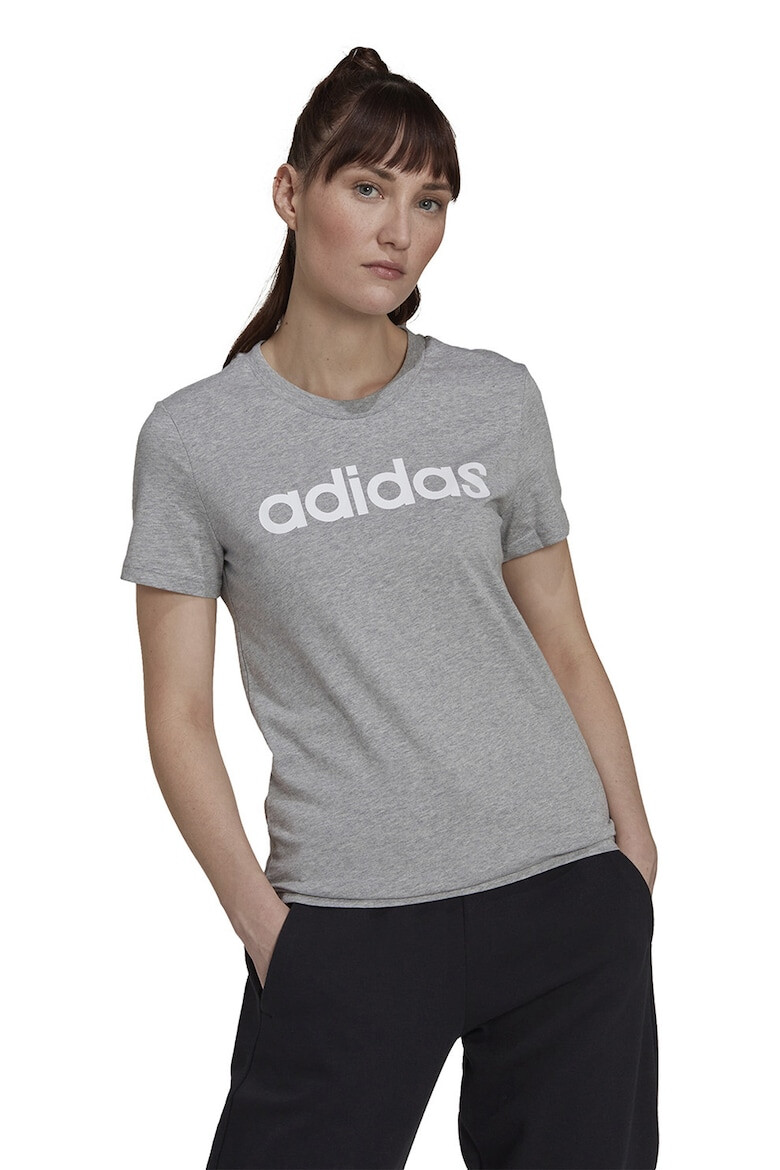 adidas Sportswear Tricou slim fit cu imprimeu logo Essentials - Pled.ro