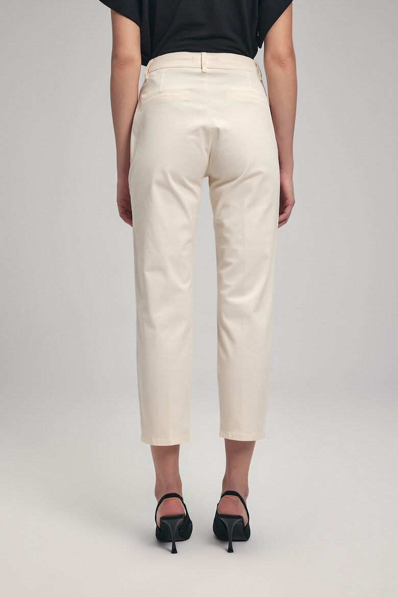 adL Pantaloni crop cu talie inalta - Pled.ro