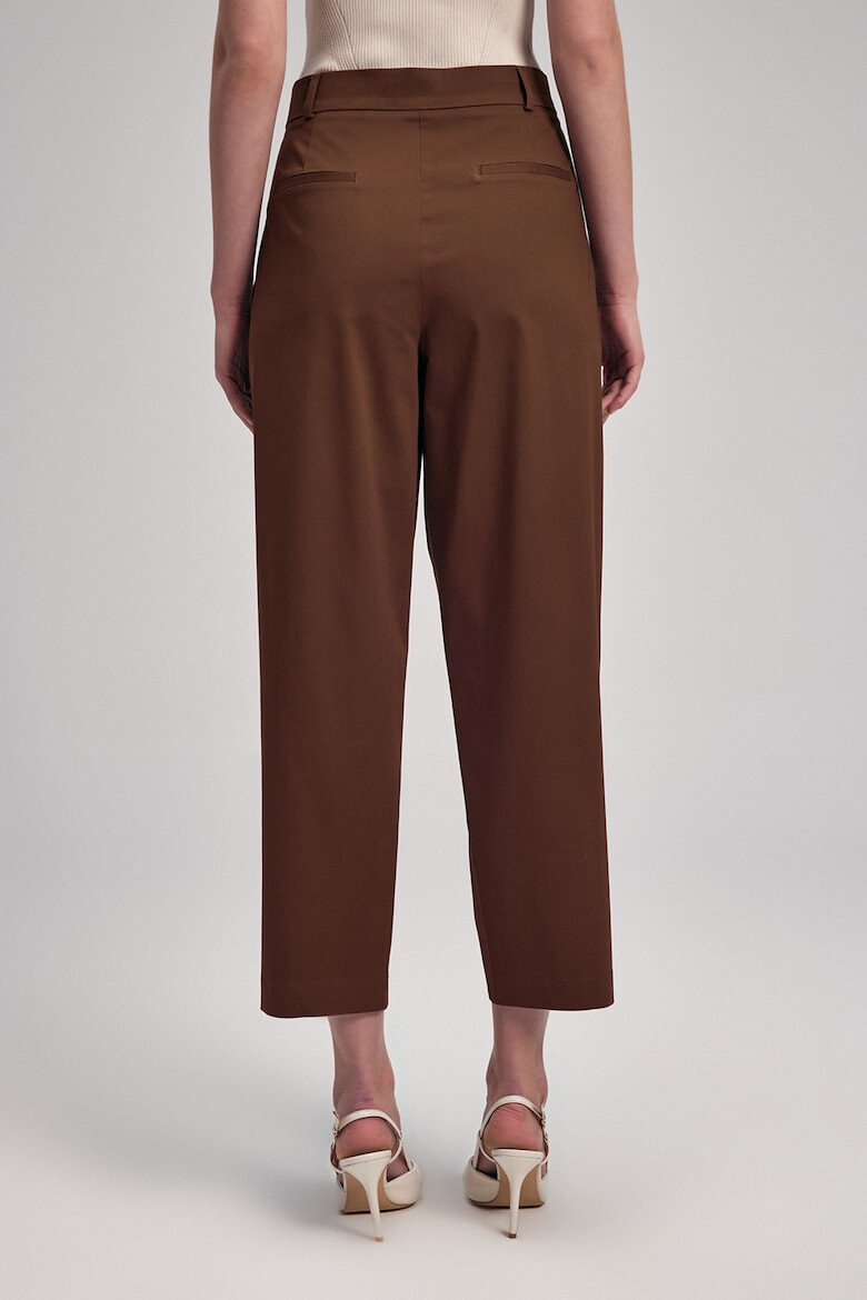 adL Pantaloni crop eleganti cu croiala conica - Pled.ro