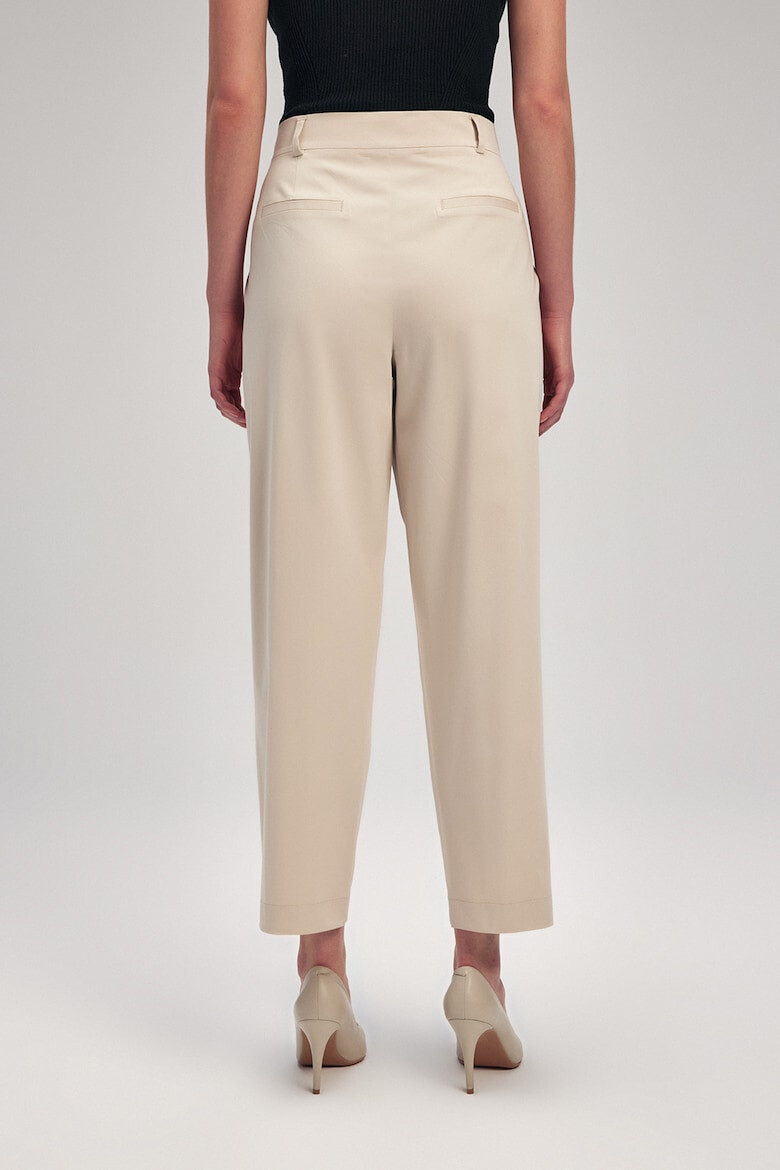 adL Pantaloni crop eleganti cu croiala conica - Pled.ro