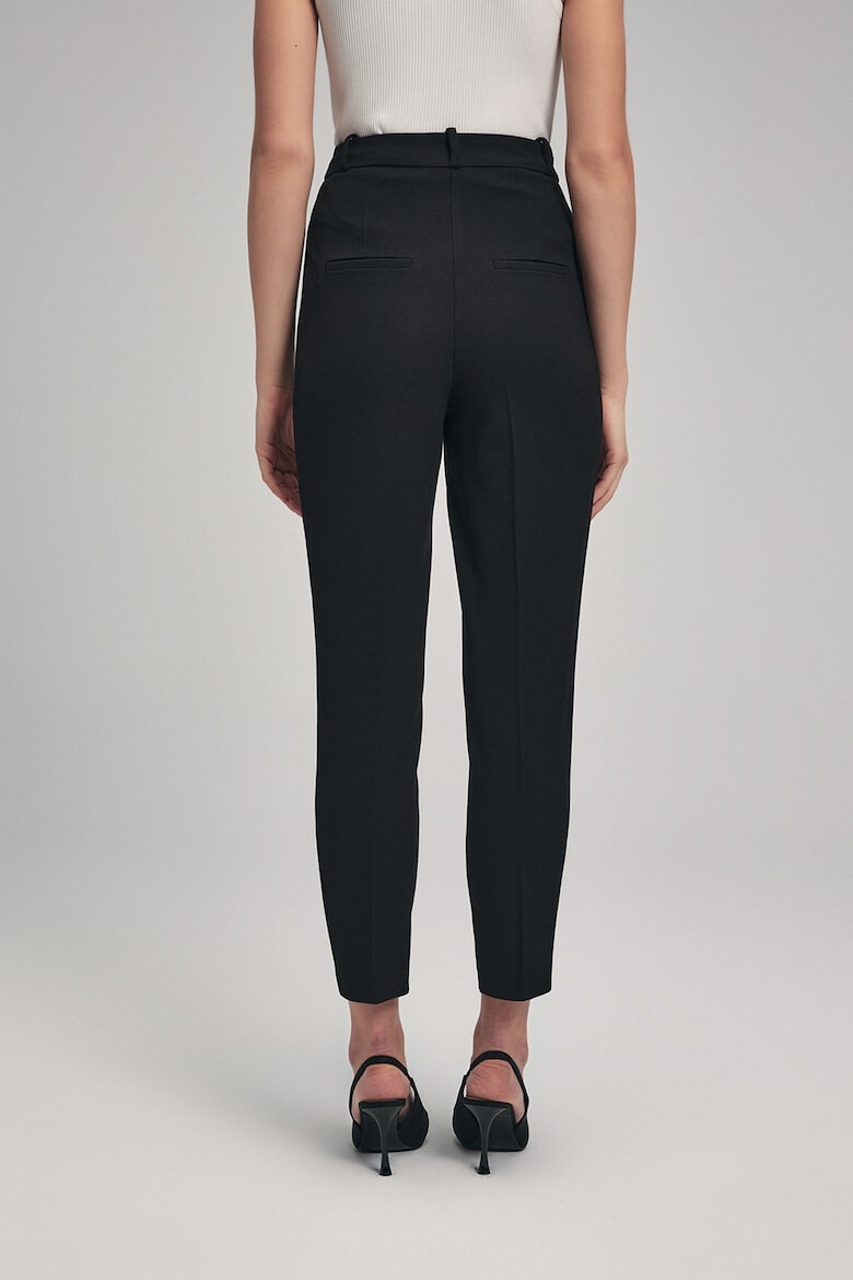 adL Pantaloni crop eleganti cu croiala conica - Pled.ro