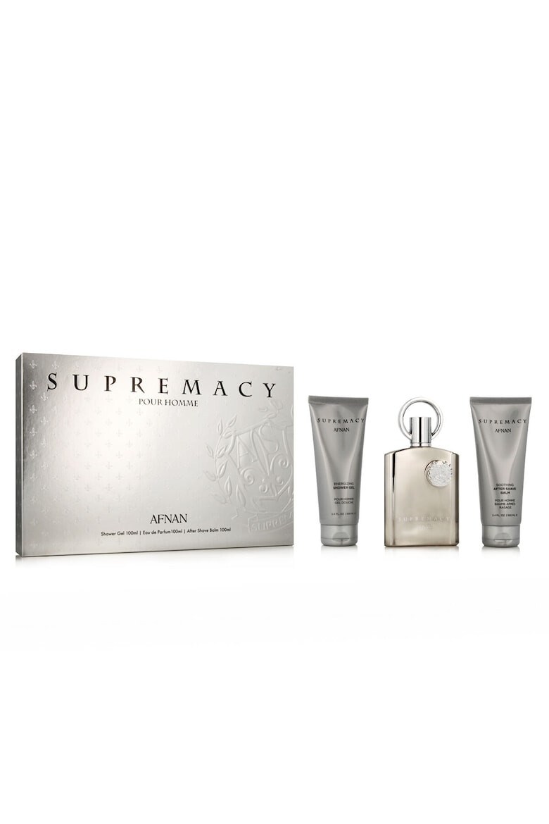 Afnan Set 3 piese parfum barbati Supremacy Silver - Pled.ro