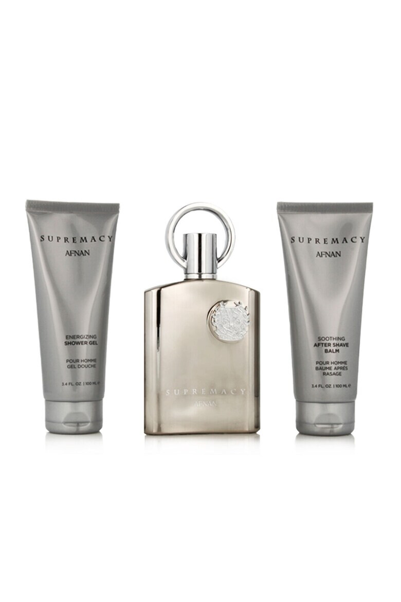 Afnan Set 3 piese parfum barbati Supremacy Silver - Pled.ro