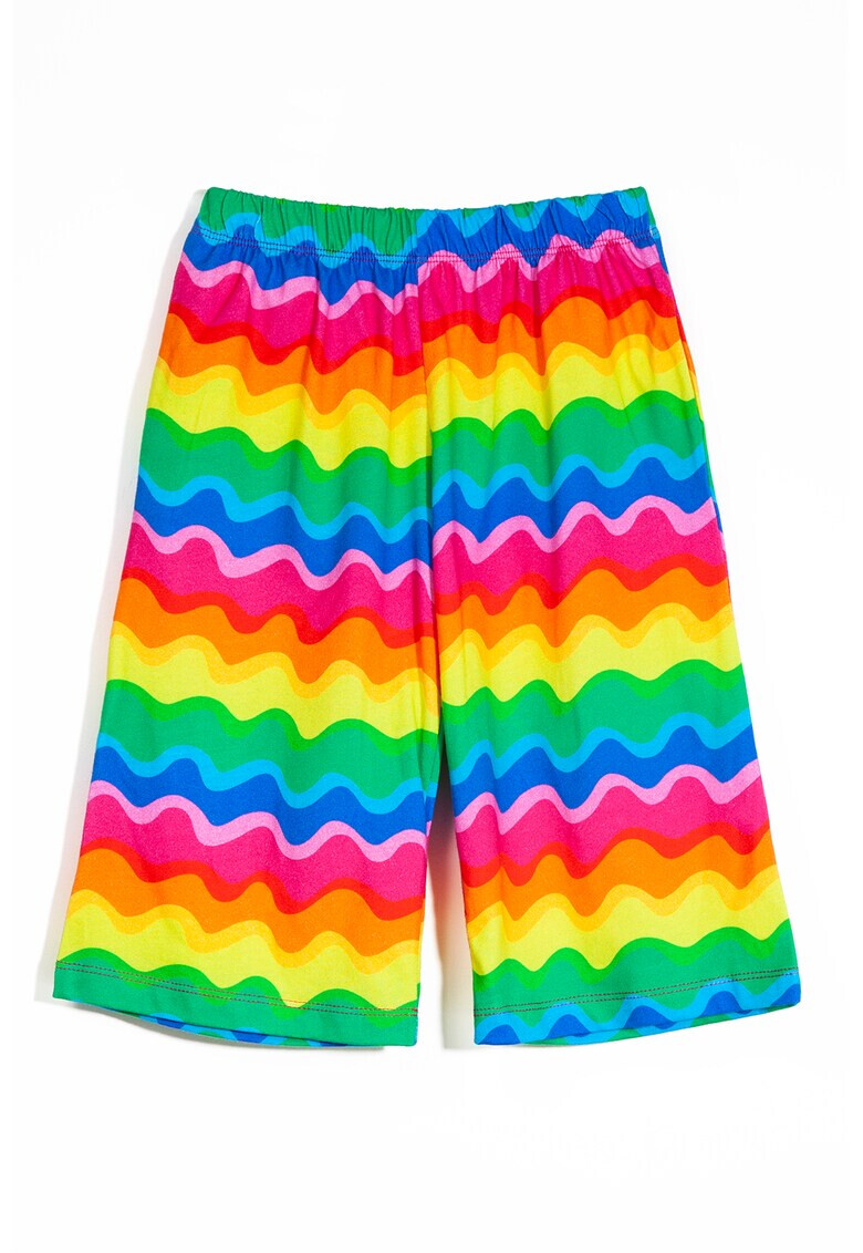 Agatha Ruiz de la Prada Pantaloni cu model colorblock - Pled.ro