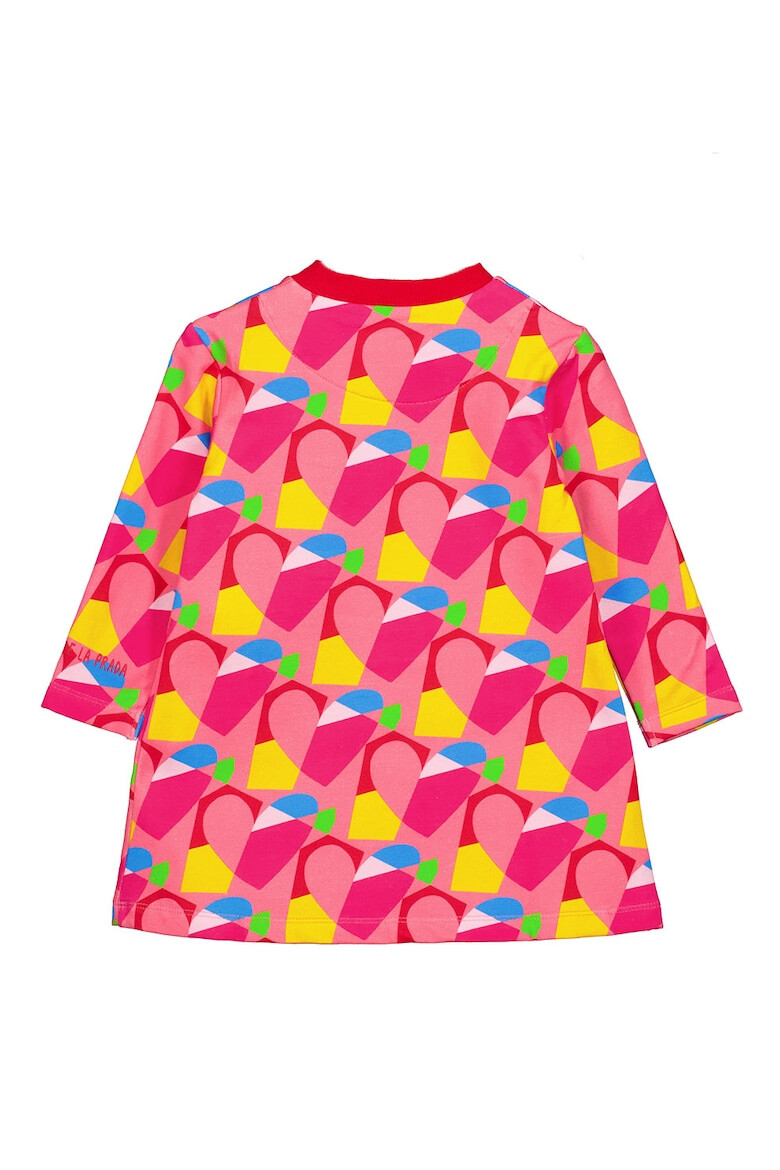 Agatha Ruiz de la Prada Rochie cu croiala in A si imprimeu grafic - Pled.ro