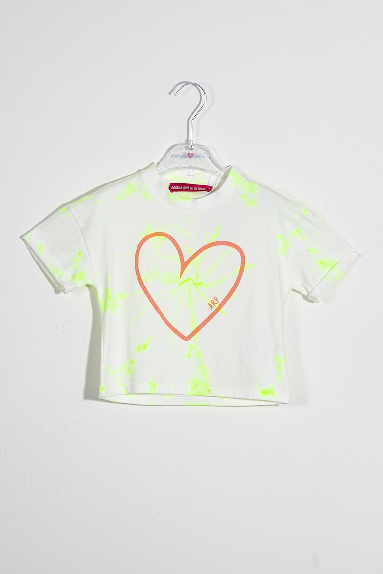 Agatha Ruiz de la Prada Tricou crop cu imprimeu grafic - Pled.ro