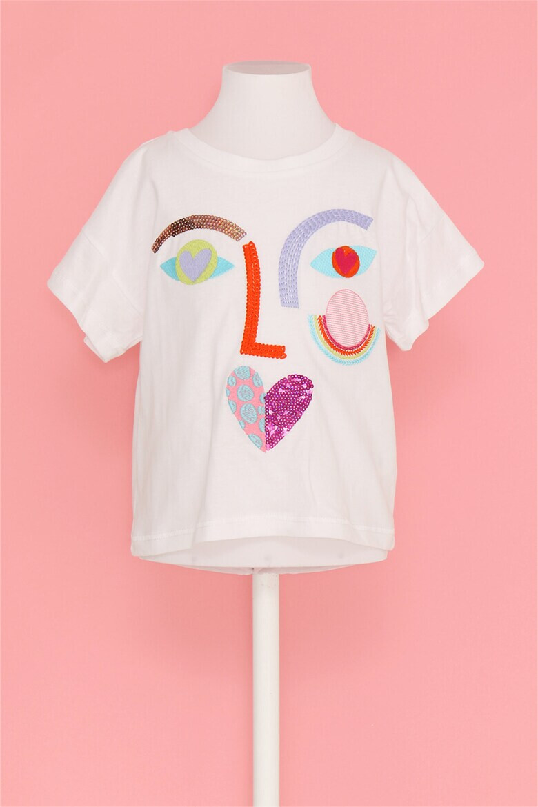 Agatha Ruiz de la Prada Tricou cu decolteu la baza gatului si maneci cazute - Pled.ro