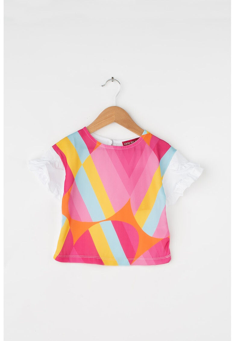 Agatha Ruiz de la Prada Tricou cu detalii cu volane - Pled.ro