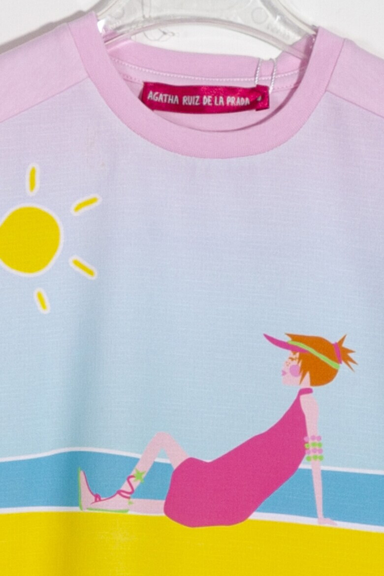 Agatha Ruiz de la Prada Tricou cu imprimeu cu barcute - Pled.ro