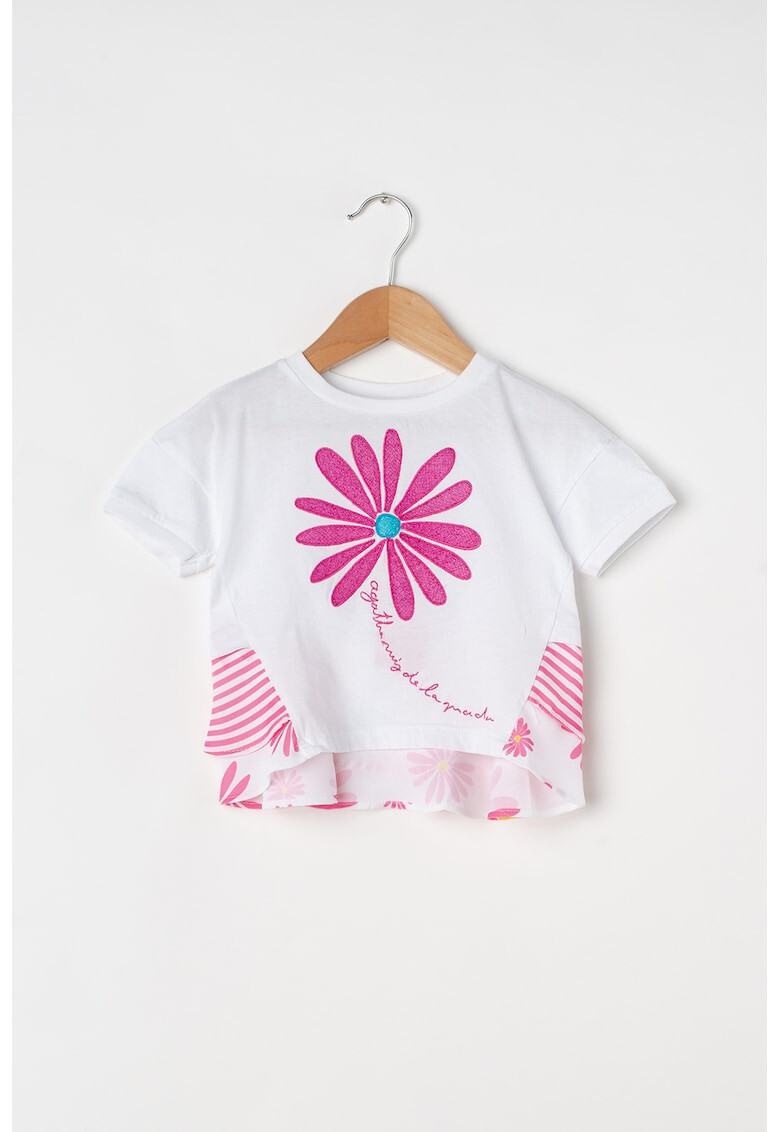 Agatha Ruiz de la Prada Tricou cu terminatie evazata Daisy - Pled.ro