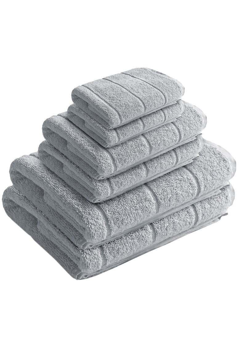 AGLIKA Set 6 prosoape baie Malibu Lunar Rock 100% bumbac 2 x 30x50 / 2 x 50x100 / 2 x 70x140 cm - Pled.ro