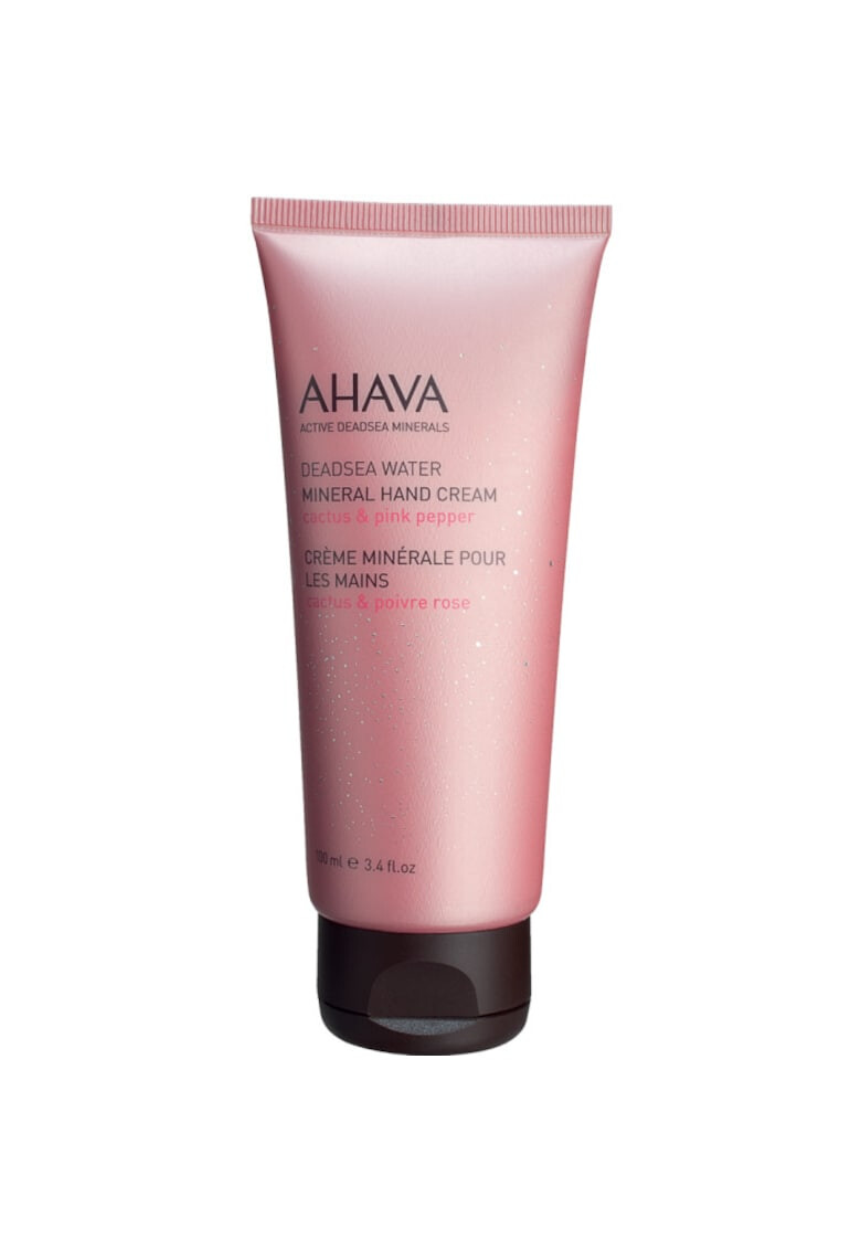 AHAVA Crema de Maini pe baza de Minerale de la Marea Moarta-Cactus si Piper Roz 100ml - Pled.ro