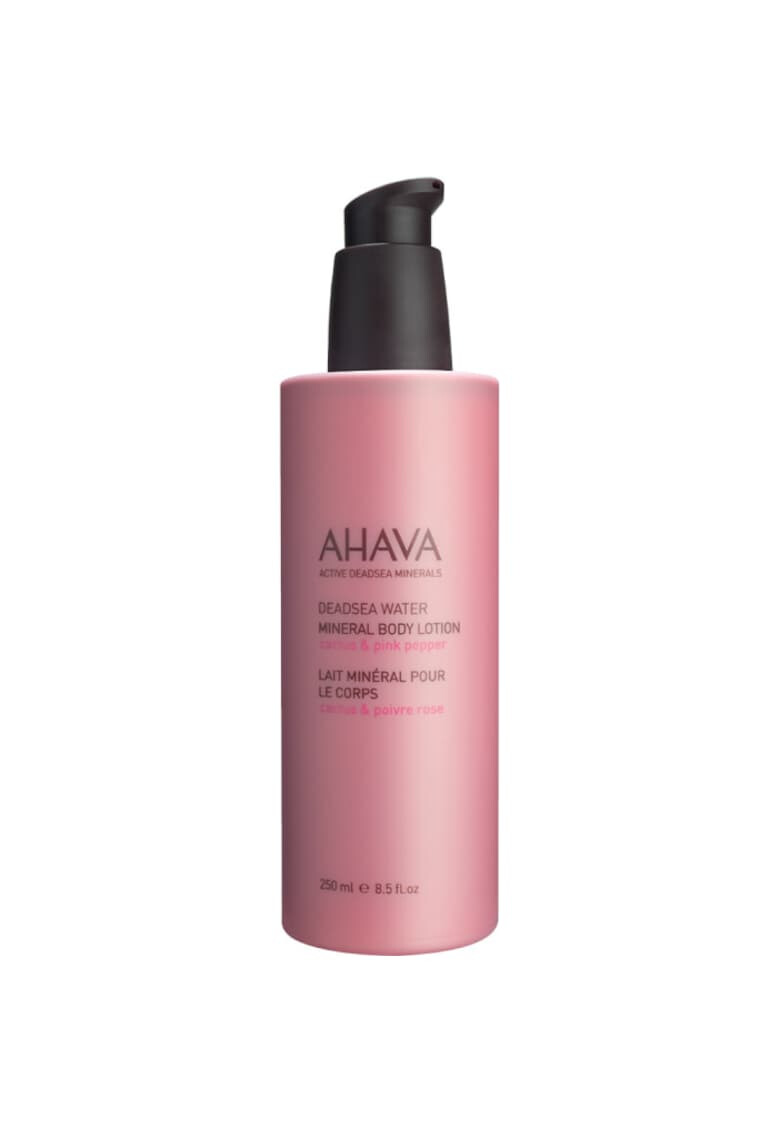 AHAVA Lotiune de corp pe baza de minerale cu flori de cactus si piper roz Deadsea Water 250 ml - Pled.ro